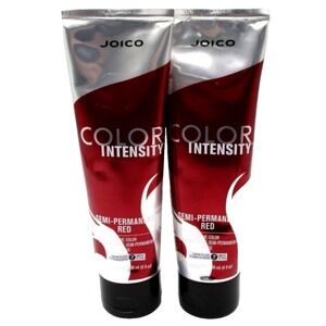 Lot/2 Joico Color Intensity Semi Permanent Red ~ 118 ml / 4 oz x 2‎ ~